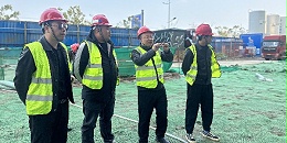 【俄罗斯专享会294官网科技】领导深入施工现场视察指导工作