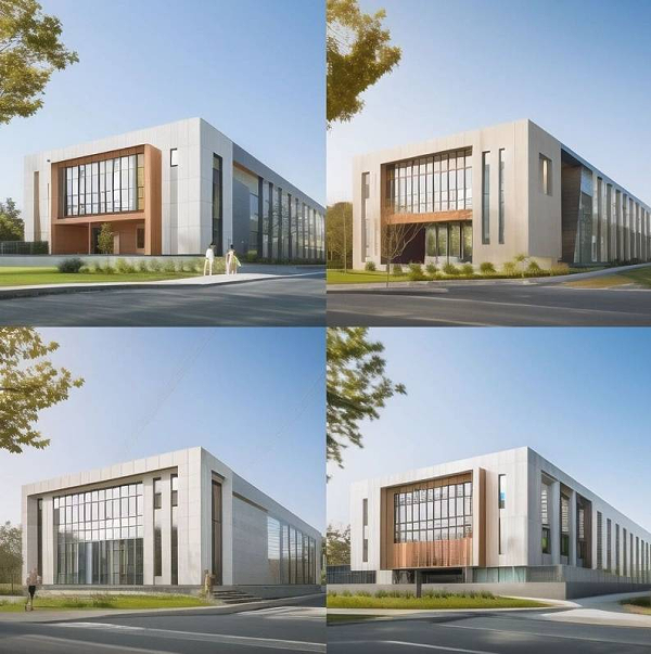 工业厂房外立面设计图-10 工业厂房外立面设计图-10